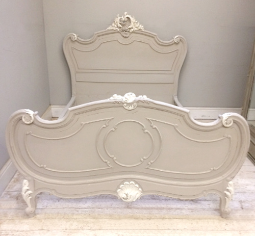 french anique rococo style double bed